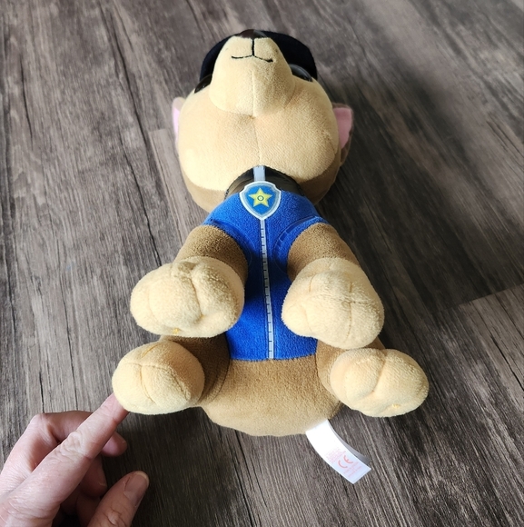 Ty Paw Patrol Chase Plush Police Stuffed Animal Dog - Picture 3 of 7